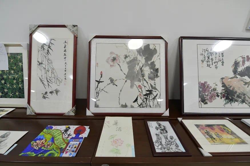 “翰墨書清風(fēng)·喜迎二十大”青島支隊(duì)組織開(kāi)展廉潔主題書法筆會(huì)交流活動(dòng)